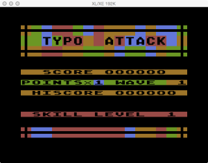 APX Typo Attack Game Start