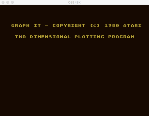 Atari Graph It XY 1