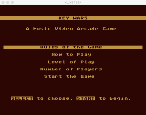 AtariMusic II 1 5 Menu